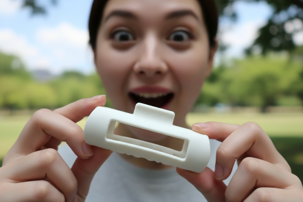 BUNCH!T™ Pure Frost White Grip Clip 10cm