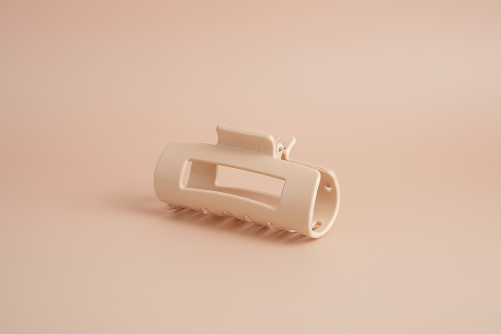 BUNCH!T™ Pinky Beige Grip Clip 10cm