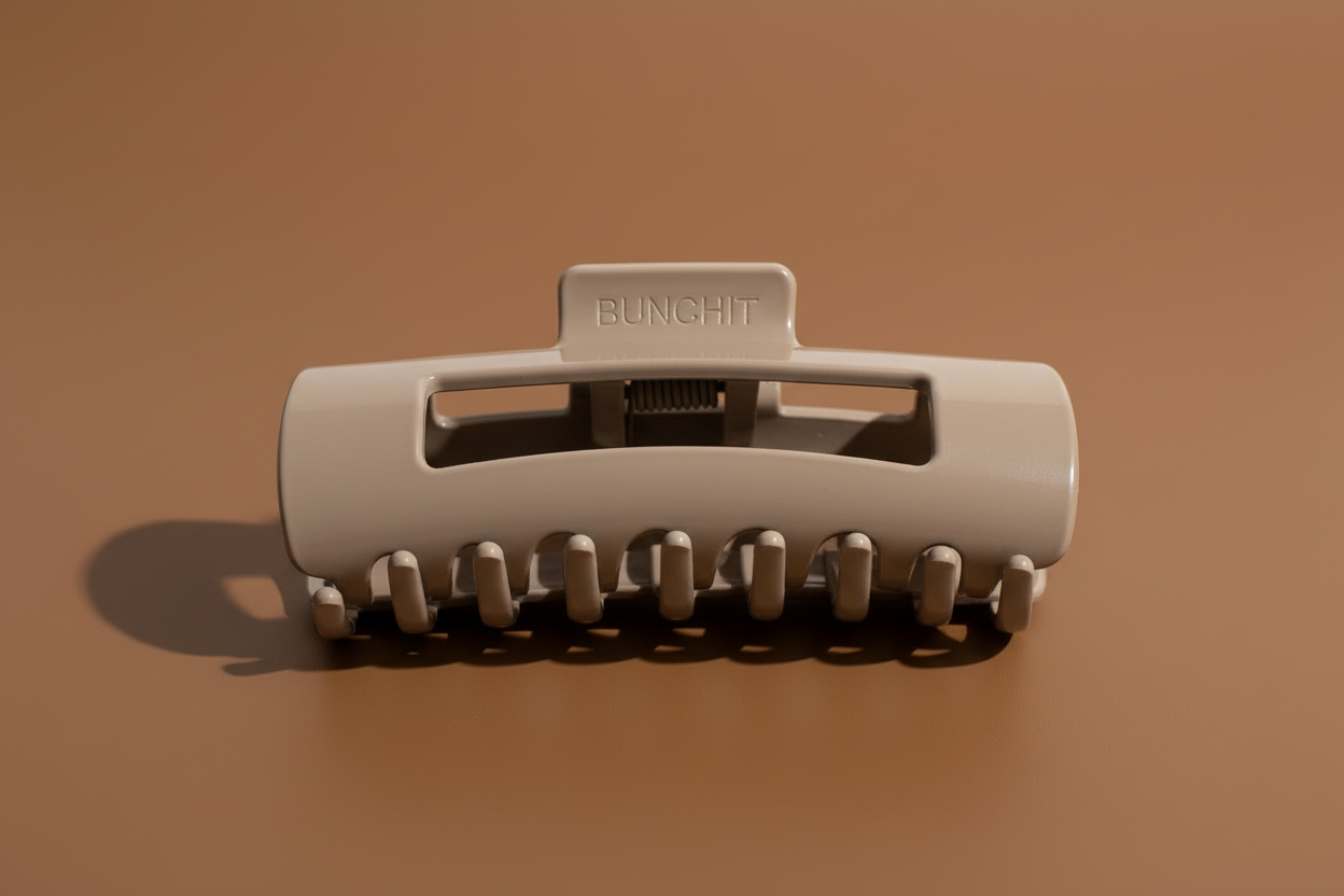 BUNCH!T™ Mocha Brown Grip Clip 10cm